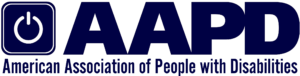 American Association of People with Disabilities (AAPD) logo