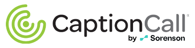 CaptionCall by Sorenson logo.