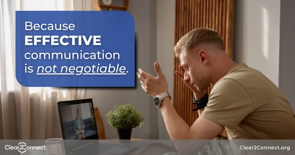 Effective communication is not negotiable graphic